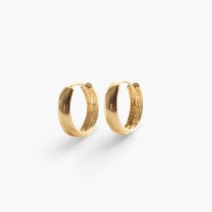 Classic Gold Small Huggie Earrings